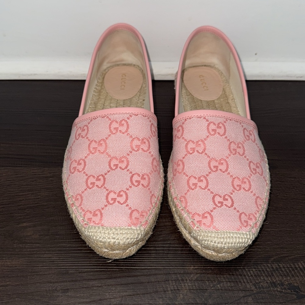 Gucci Women's GG Espadrille - Pink Canvas